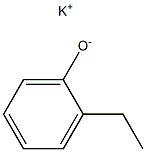 Potassium o-ethylphenolate Structure