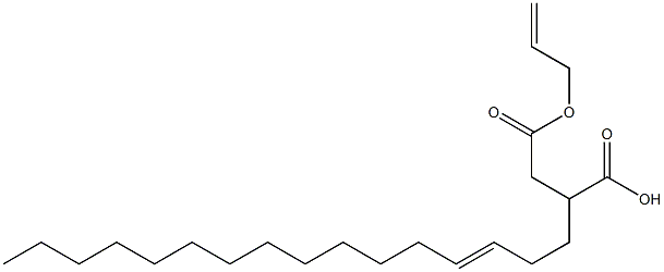 2-(3-Hexadecenyl)succinic acid 1-hydrogen 4-allyl ester Structure