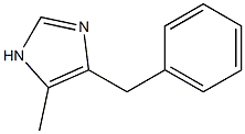 4-ベンジル-5-メチル-1H-イミダゾール 化学構造式