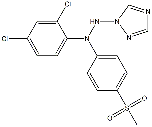 1-(1H-1,2,4-Triazol-1-yl)-2-[4-(methylsulfonyl)phenyl]-2-(2,4-dichlorophenyl)hydrazine