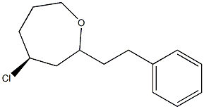 (4S)-4-Chloro-2-(2-phenylethyl)oxepane