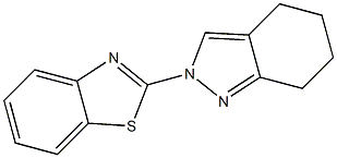 4,5,6,7-Tetrahydro-2-(benzothiazol-2-yl)-2H-indazole Structure