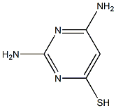 6-Mercaptopyrimidine-2,4-diamine Structure