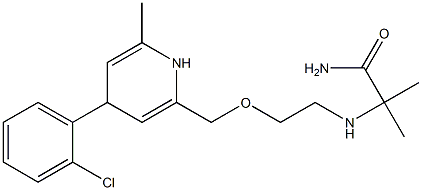 2-[[2-((1-Carbamoyl-1-methylethyl)amino)ethoxy]methyl]-4-(2-chlorophenyl)-6-methyl-1,4-dihydropyridine