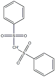 Bis(phenylsulfonyl)methylide Structure