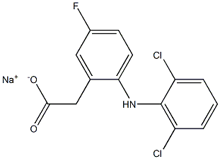 5-Fluoro-2-(2,6-dichlorophenylamino)benzeneacetic acid sodium salt