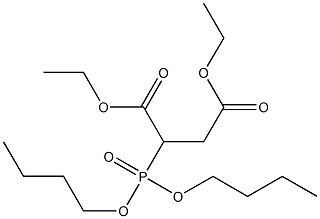 [1,2-Bis(ethoxycarbonyl)ethyl]phosphonic acid dibutyl ester Structure