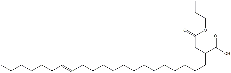 2-(14-Henicosenyl)succinic acid 1-hydrogen 4-propyl ester Struktur