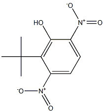 6-tert-Butyl-2,5-dinitrophenol Struktur