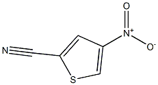 4-ニトロチオフェン-2-カルボニトリル 化学構造式