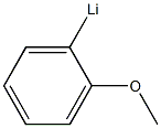 2-リチオ-1-メトキシベンゼン 化学構造式