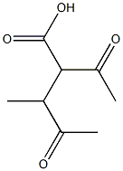 2,3-Diacetylbutyric acid Structure