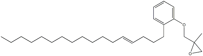 2-(4-Heptadecenyl)phenyl 2-methylglycidyl ether Structure