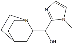 (キヌクリジン-2-イル)(1-メチル-1H-イミダゾール-2-イル)メタノール 化学構造式