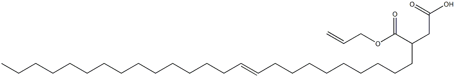 3-(10-Pentacosenyl)succinic acid 1-hydrogen 4-allyl ester Structure