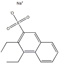 3,4-Diethyl-2-naphthalenesulfonic acid sodium salt Struktur