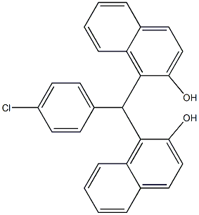 1,1'-(4-Chlorobenzylidene)bis(naphthalene-2-ol)