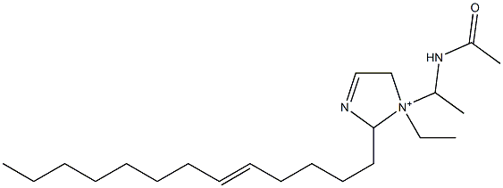  1-[1-(Acetylamino)ethyl]-1-ethyl-2-(5-tridecenyl)-3-imidazoline-1-ium