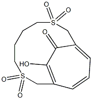  15-Hydroxy-14-oxo-3,8-dithiabicyclo[8.3.2]pentadeca-1(13),10(15),11-triene 3,3,8,8-tetraoxide