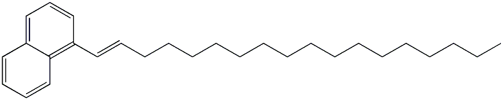 1-(1-Octadecenyl)naphthalene Structure