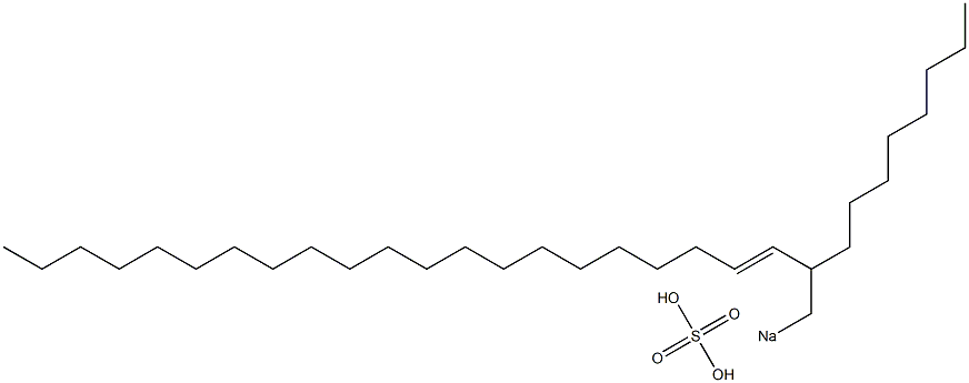Sulfuric acid 2-octyl-3-tricosenyl=sodium ester salt