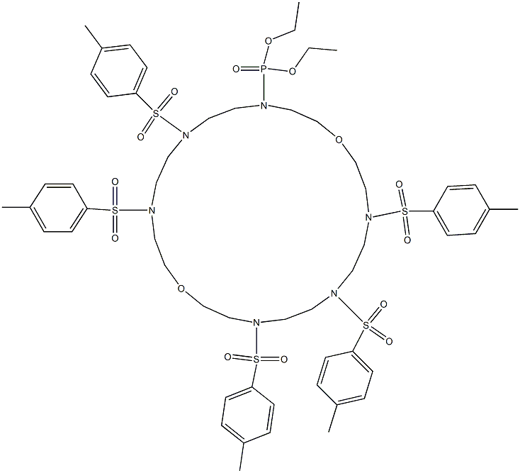 [7,10,16,19,22-Pentakis[(4-methylphenyl)sulfonyl]-1,13-dioxa-4,7,10,16,19,22-hexaazacyclotetracosan-4-yl]phosphonic acid diethyl ester