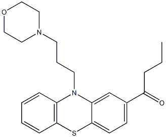 1-[10-(3-Morpholinopropyl)-10H-phenothiazin-2-yl]-1-butanone Structure
