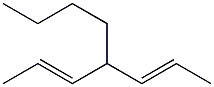 (2E,5E)-4-Butyl-2,5-heptadiene Struktur
