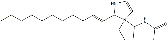 1-[1-(Acetylamino)ethyl]-1-ethyl-2-(1-undecenyl)-4-imidazoline-1-ium