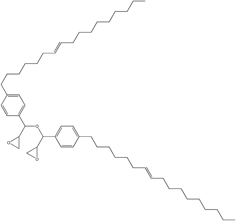 4-(7-Heptadecenyl)phenylglycidyl ether Structure