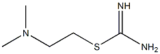 Carbamimidothioic acid 2-(dimethylamino)ethyl ester Struktur
