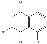 2,8-Dichloro-1,4-naphthoquinone Structure