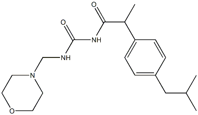 1-[2-(p-Isobutylphenyl)propionyl]-3-(morpholinomethyl)urea