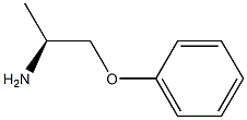 [S,(+)]-1-メチル-2-フェノキシエチルアミン 化学構造式