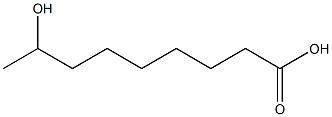 8-Hydroxypelargonic acid Structure