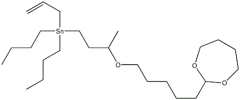3-[5-(1,3-Dioxepan-2-yl)pentyloxy]allyltributylstannane