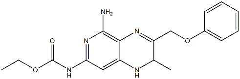 N-[(5-Amino-1,2-dihydro-2-methyl-3-phenoxymethylpyrido[3,4-b]pyrazin)-7-yl]carbamic acid ethyl ester