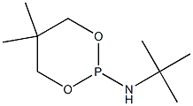 2-(tert-ブチルアミノ)-5,5-ジメチル-1,3,2-ジオキサホスホリナン 化学構造式