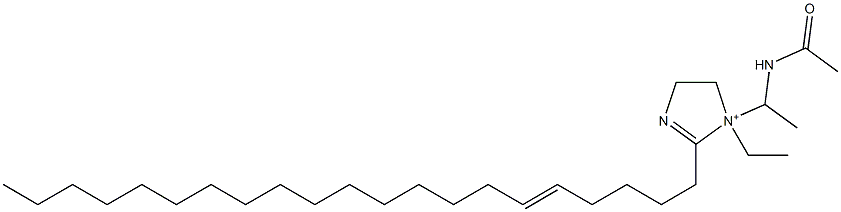 1-[1-(Acetylamino)ethyl]-1-ethyl-2-(5-henicosenyl)-2-imidazoline-1-ium Structure
