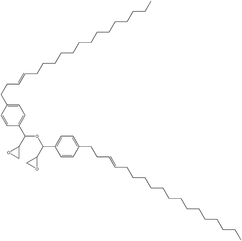 4-(3-Octadecenyl)phenylglycidyl ether Struktur