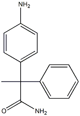 2-(p-Aminophenyl)-2-phenylpropionamide Struktur