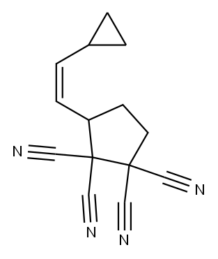 3-[(Z)-2-Cyclopropylethenyl]cyclopentane-1,1,2,2-tetracarbonitrile|