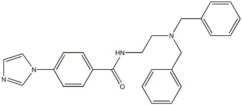4-(1H-Imidazol-1-yl)-N-(2-dibenzylaminoethyl)benzamide Structure