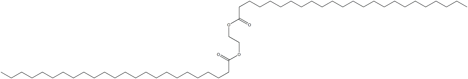 Ditetracosanoic acid 1,2-ethanediyl ester Structure