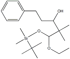 1-(tert-Butyldimethylsiloxy)-1-ethoxy-2,2-dimethyl-5-phenyl-3-pentanol