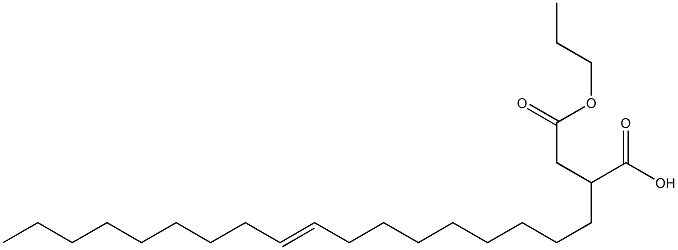 2-(9-Octadecenyl)succinic acid 1-hydrogen 4-propyl ester Structure