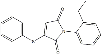  3-Phenylthio-1-(2-ethylphenyl)-1H-pyrrole-2,5-dione