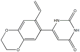 6-[(7-Ethenyl-2,3-dihydro-1,4-benzodioxin)-6-yl]pyrimidine-2,4(1H,3H)-dione
