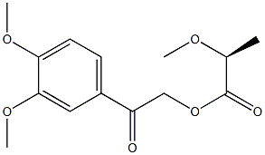 [S,(-)]-2-Methoxypropionic acid 3,4-dimethoxyphenacyl ester