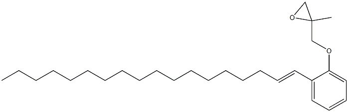2-(1-Octadecenyl)phenyl 2-methylglycidyl ether Structure